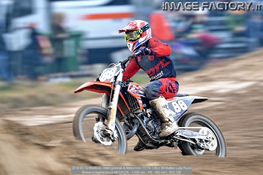 2019-02-10 Mantova - Internazionali di Motocross 11774 125cc 88 Matteo Luigi Russi